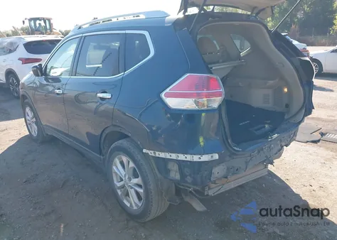 2016 Nissan Rogue Sv z USA, uszkodzony, nr VIN KNMAT2MTXGP606855